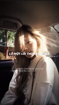 LỠ MỘT LỜI THƯƠNG