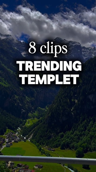 capcut template cover