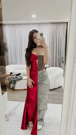 Red dress