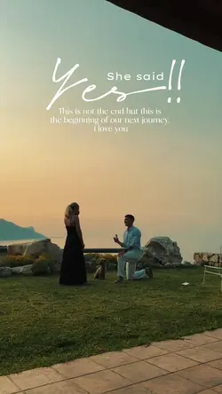 SHE SAID YES 💍