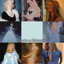 She’s a blonde: