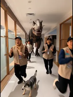 Chased by Dino