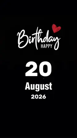 Hbd 20 August 2026 