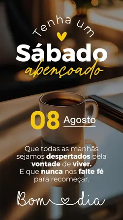 Sábado bom dia