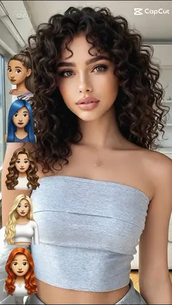 mudança de cabelo IA