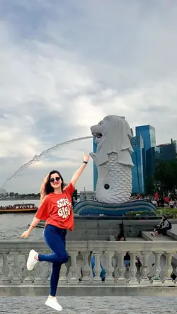 patung merlion 