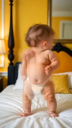anak bayi berjoget