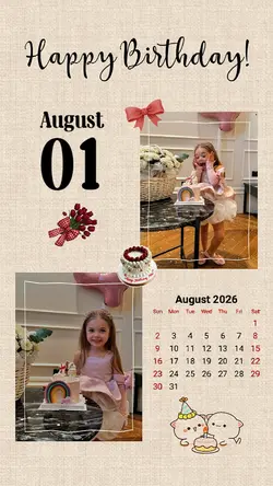 hbd 01 august 2026