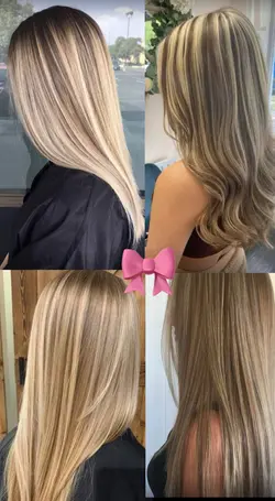 blonde highlights😍😍