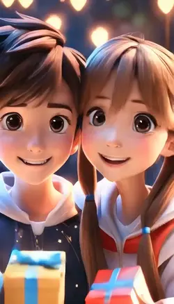 「可愛いギフトありがとう」