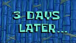 spongebob time card