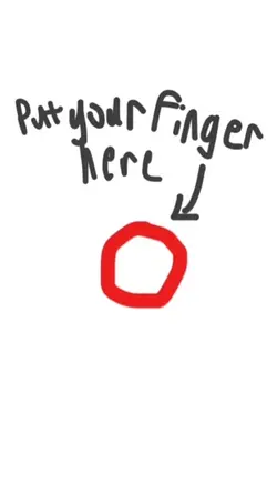 Put your finger ⭕️🫣
