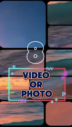 8 video or photo 