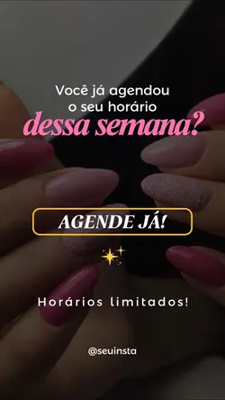Agende seu horário