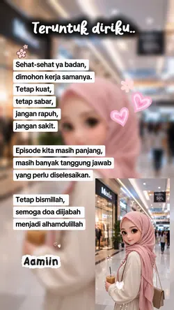 teruntuk diriku