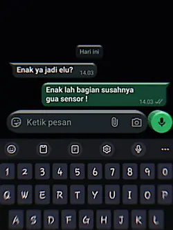 enak ya jadi lu
