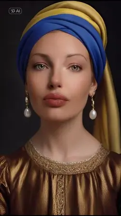 Girl Pearl Earring