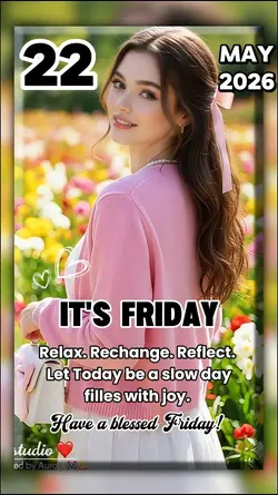 Friday, 22 may 2026