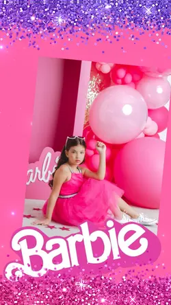 Frame Barbie Cute