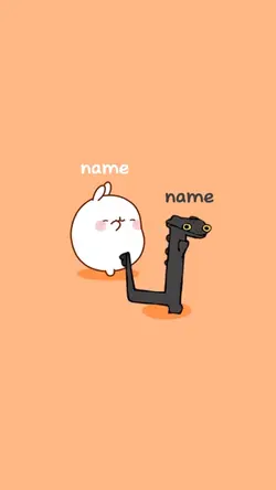 Molang and Toothless
