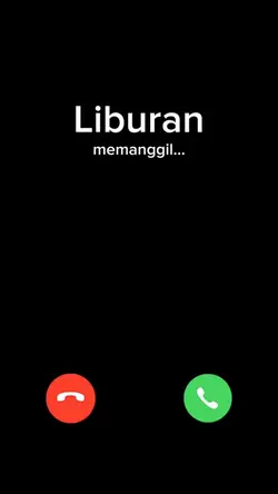 Liburan memanggil