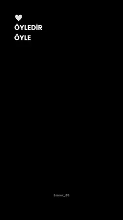 ÖYLEDİR ÖYLE 