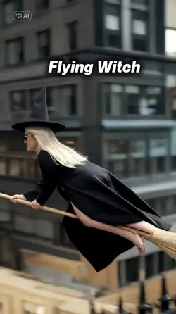 Flying witch AI