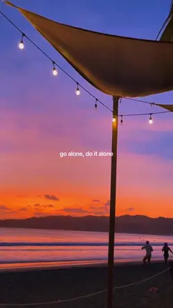 go alone do it alone