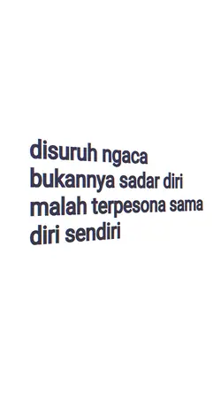 TERPESONA SAMA DIRI