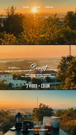 Vlog sunset