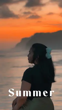 Sunset moment