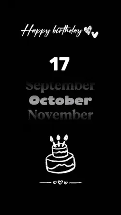 Birthday 17 Oktober 