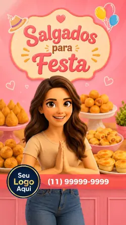 Salgados para Festa