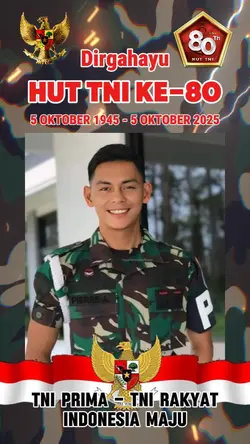 Dirgahayu TNI 80th