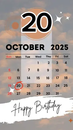 HBD 20 OCTOBER 