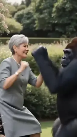 Kungfu with gorila