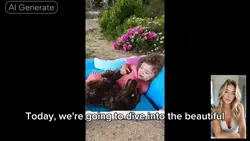 A GIRL AND HER DOG 