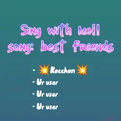 Sing with me!!