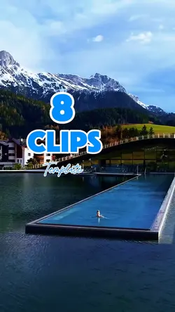 8 clips template