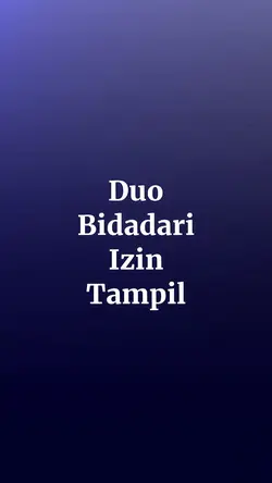 DUO BIDADARI IZIN