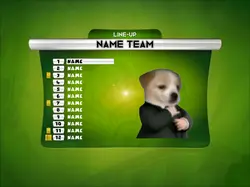 LINE UP FOOTBALL