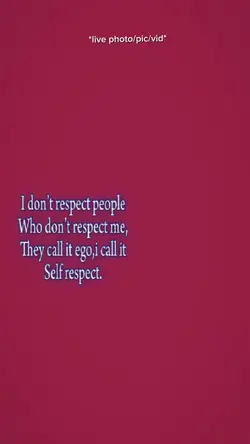 Self respec