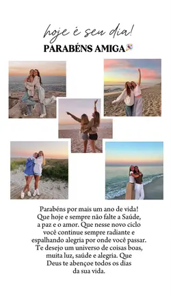 PARABÉNS AMIGA