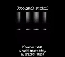 Free glitch overlay