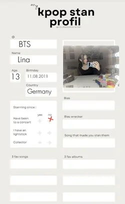 Kpop Profile 