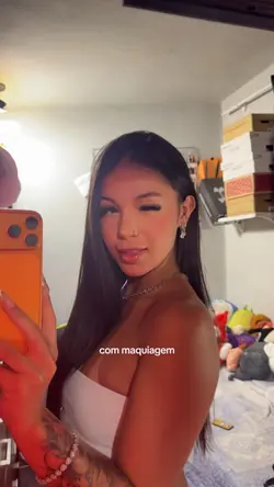 SEM E COM MAQUIAGEM