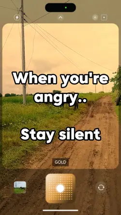 Stay silent
