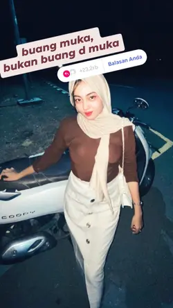 buang muka bukan 