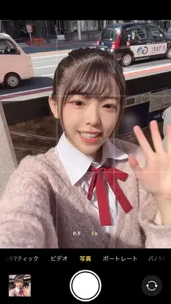 携帯電話のカメラインターフェース