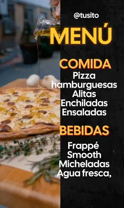 menú